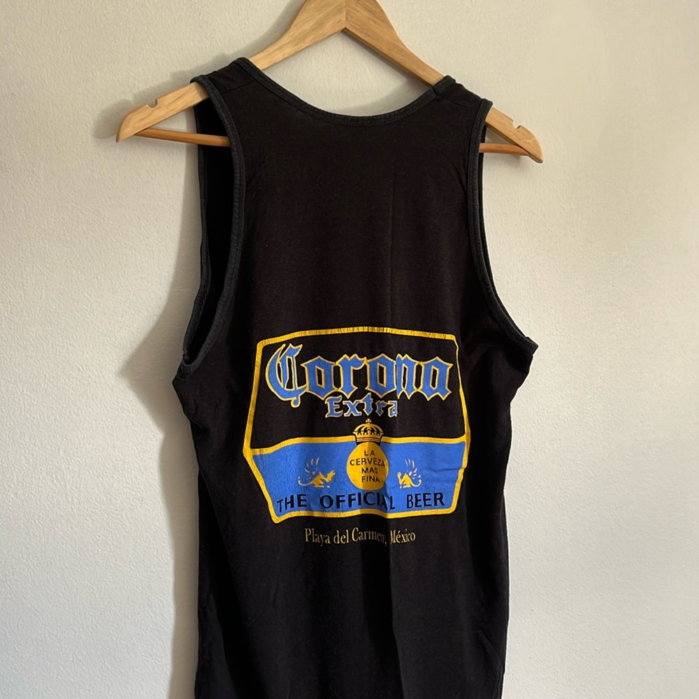 Vintage Corona Extra Tank Top / Medium / Distressed